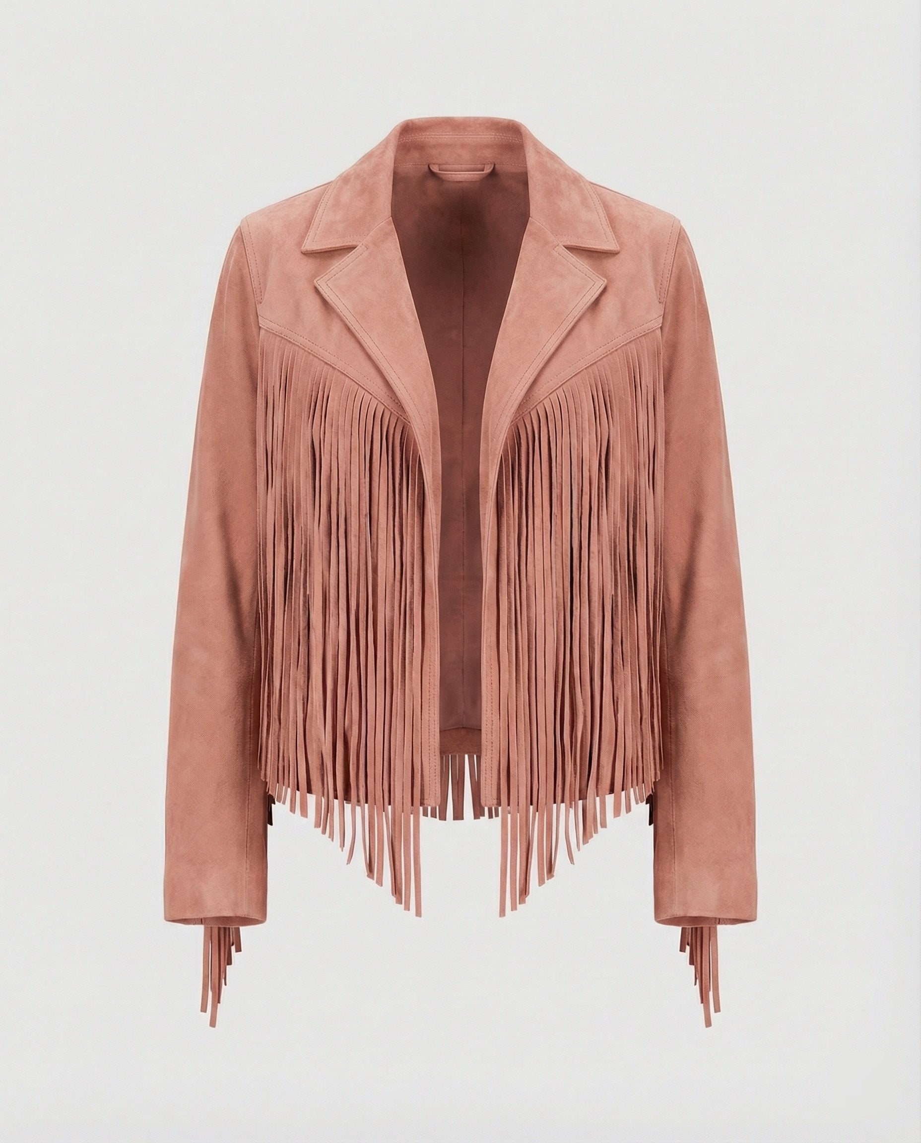 Heidi-Mode | Retro Chic Jacke Mit Fransen