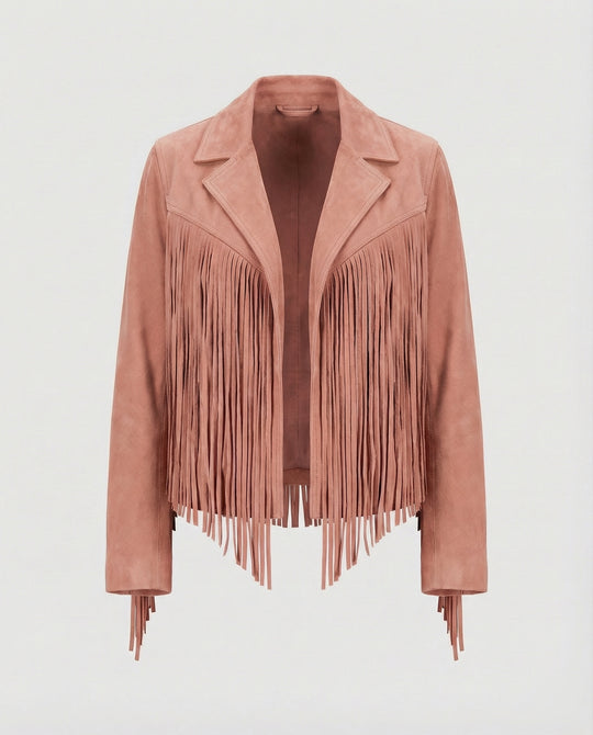 R&B | Retro Chic Jacke Mit Fransen