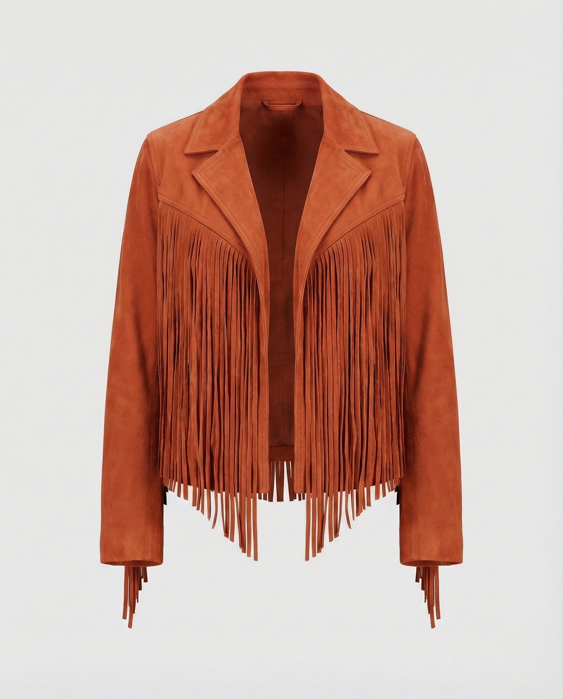 Heidi-Mode | Retro Chic Jacke Mit Fransen