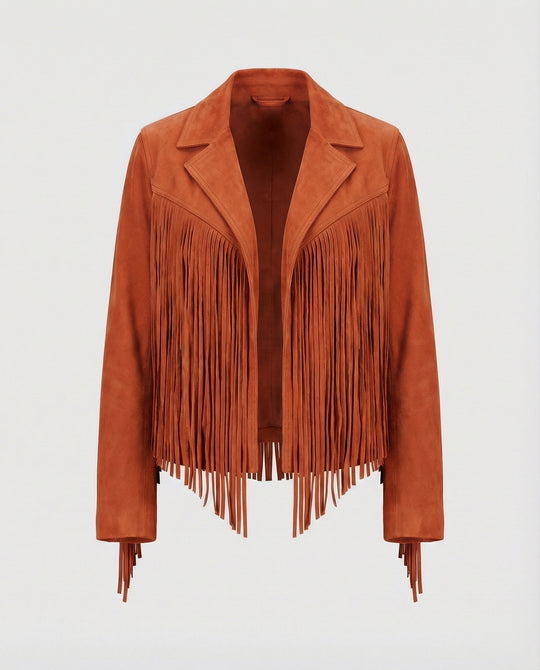 R&B | Retro Chic Jacke Mit Fransen