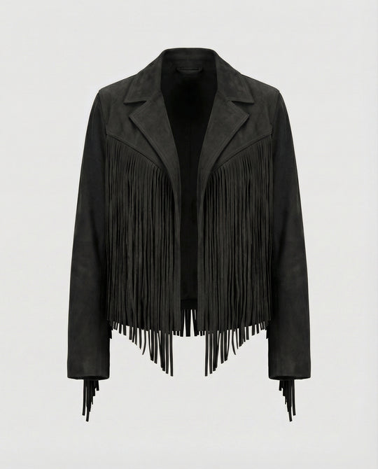 R&B | Retro Chic Jacke Mit Fransen