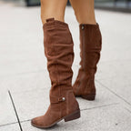 R&B | Warme Wildlederstiefel - Gemütliche Winterschuhe