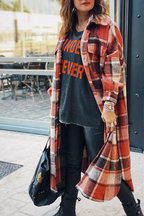 R&B | Flanell Karotrenchcoat