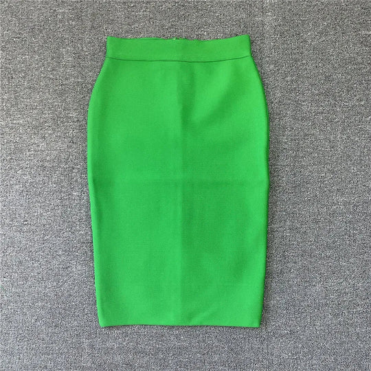R&B | Frauen Neue Rayon Bandage Rock Elegante Bleistiftrock Berühmte Sexy Club Party Kleidung Vintage Vestios