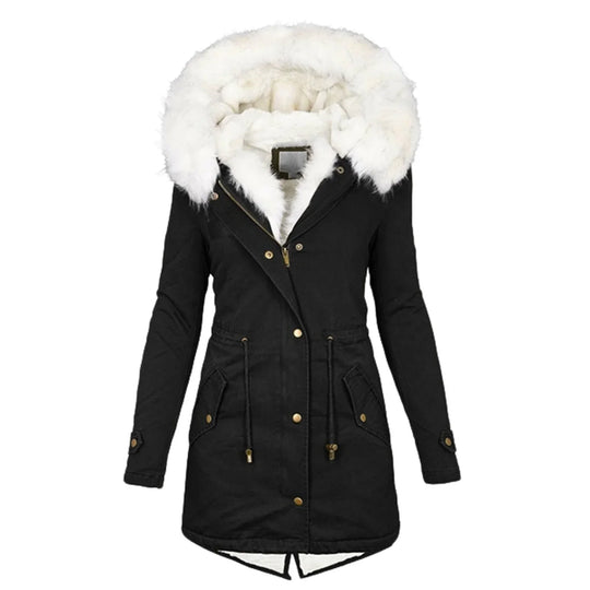 R&B | Modische, Lange Winterjacke