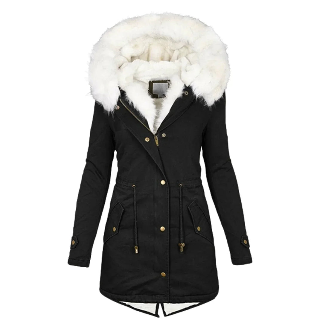 R&B | Winterjacke mit Kapuze - Langarm