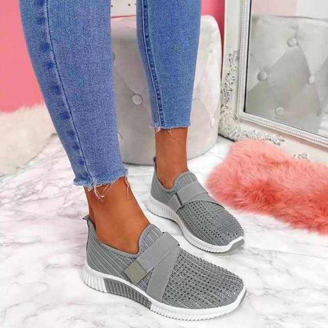 R&B | Slip-On Damen Klett-Sneaker