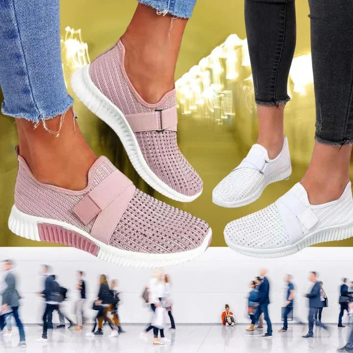 R&B | Slip-On Damen Klett-Sneaker