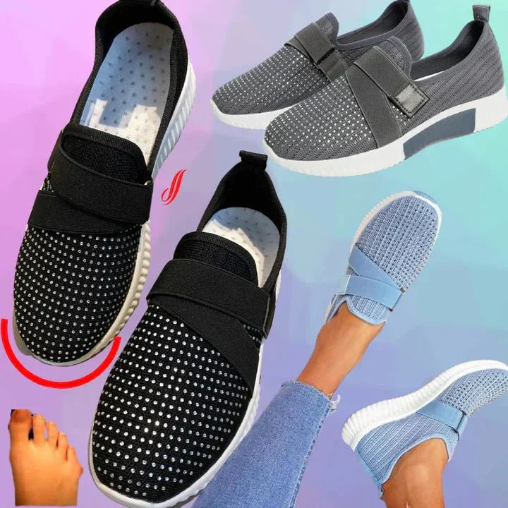 R&B | Slip-On Damen Klett-Sneaker