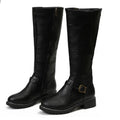 R&B | High-Top Biker Stiefel für Frauen – Edgy Stil mit Chunky Absatz