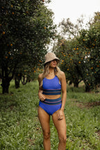 R&B | Colorblock Cut Back Bikini Set