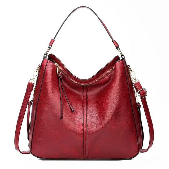R&B | Leder Tasche mit Großer Kapazität und Seitenfächern