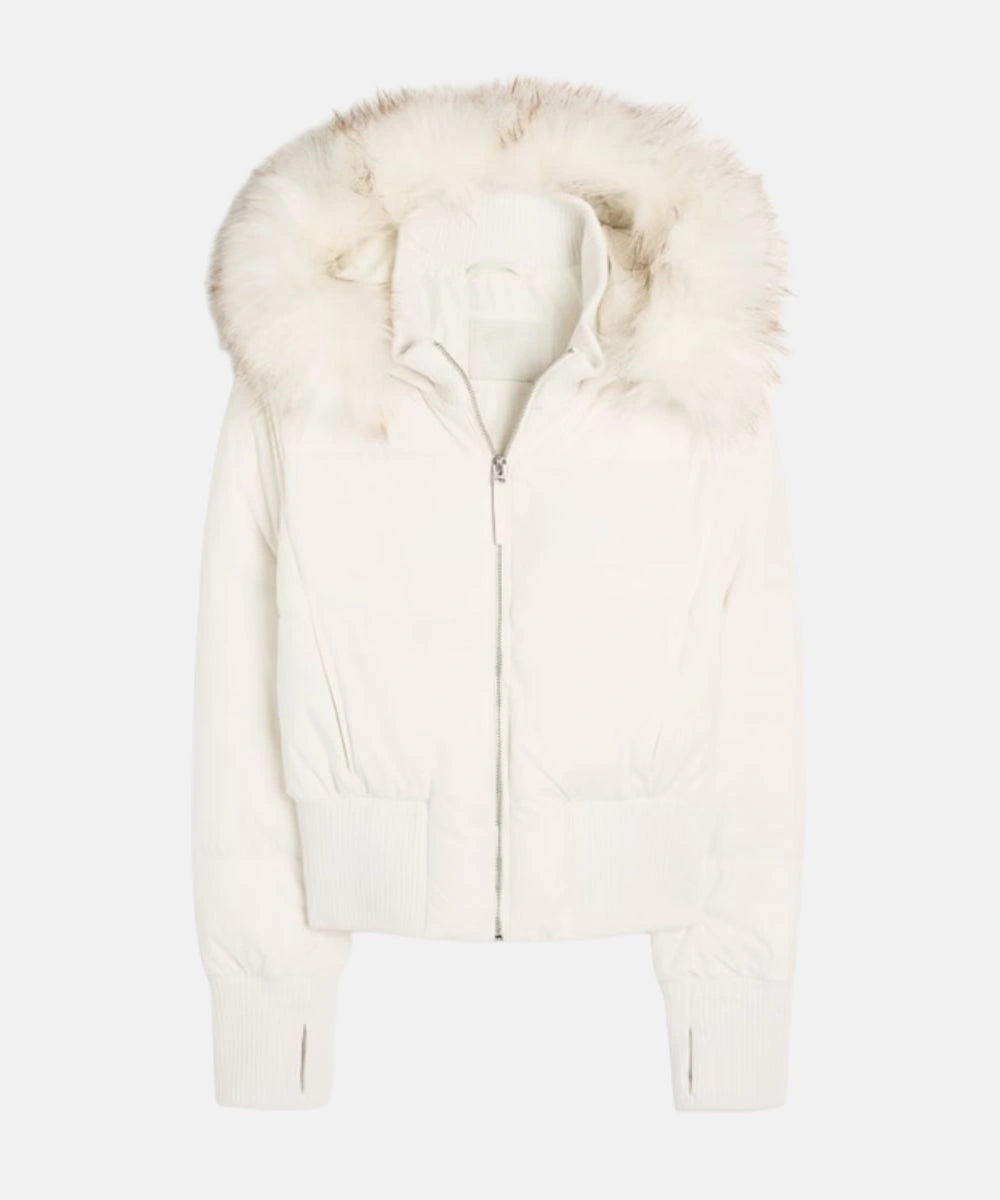 Damen Gesteppt Winterjacke mit Warm & Abnehmbarer Kapuze | R&B