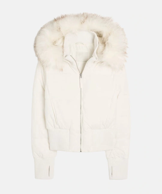Damen Gesteppt Winterjacke mit Warm & Abnehmbarer Kapuze | R&B