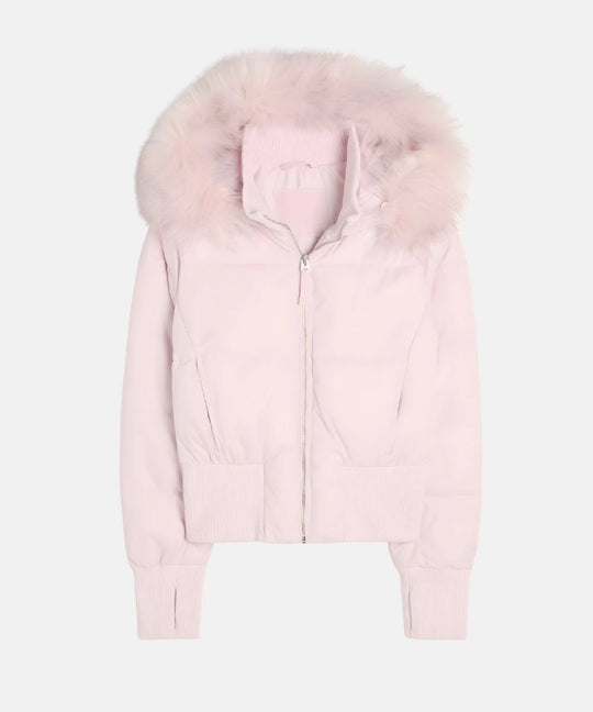 Damen Gesteppt Winterjacke mit Warm & Abnehmbarer Kapuze | R&B