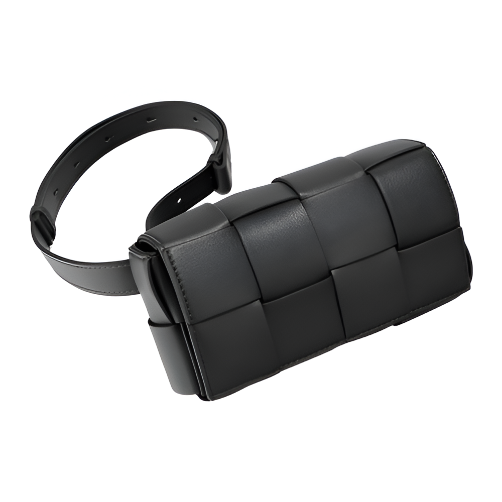 R&B | Geblockte Umhängetasche Vegan Leder Damen Geflochtene Tasche Frauen