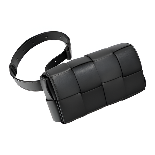 R&B | Geblockte Umhängetasche Vegan Leder Damen Geflochtene Tasche Frauen