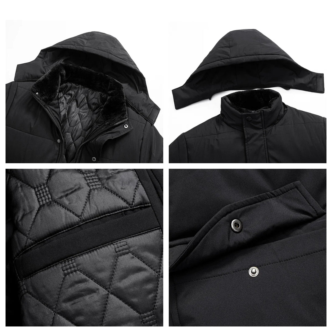 R&B | mit Fell Gefütterte Pufferjacke