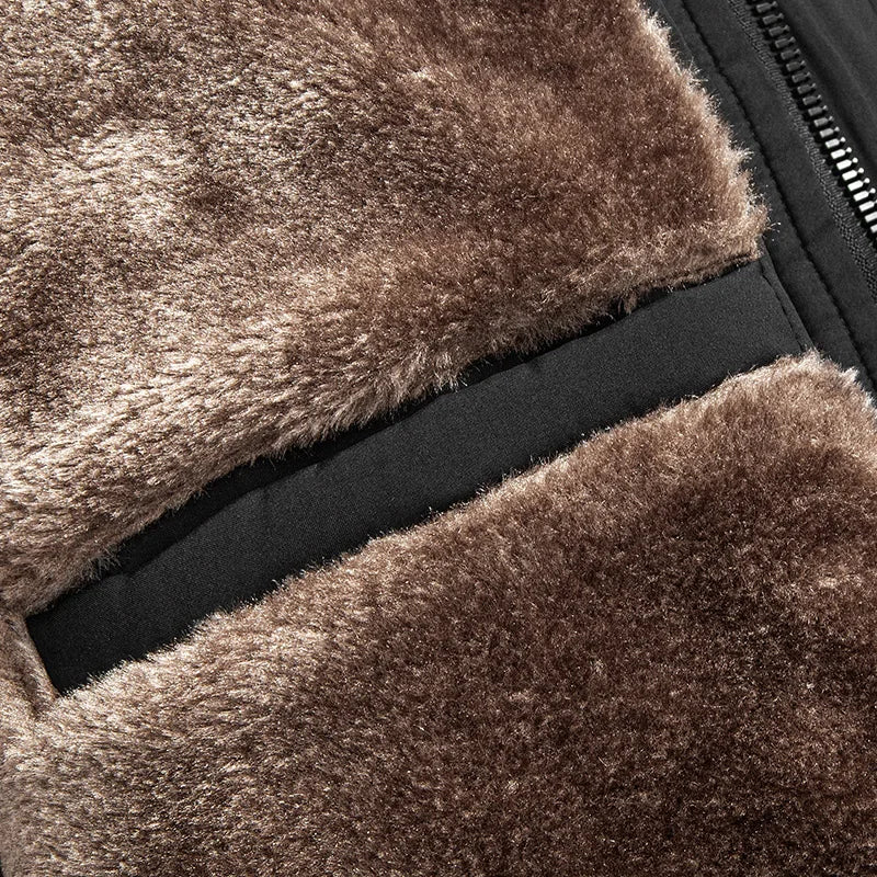 R&B | mit Fell Gefütterte Pufferjacke