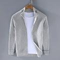 Strickjacke aus Merinowolle mit Reißverschluss