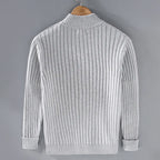 Strickjacke aus Merinowolle mit Reißverschluss