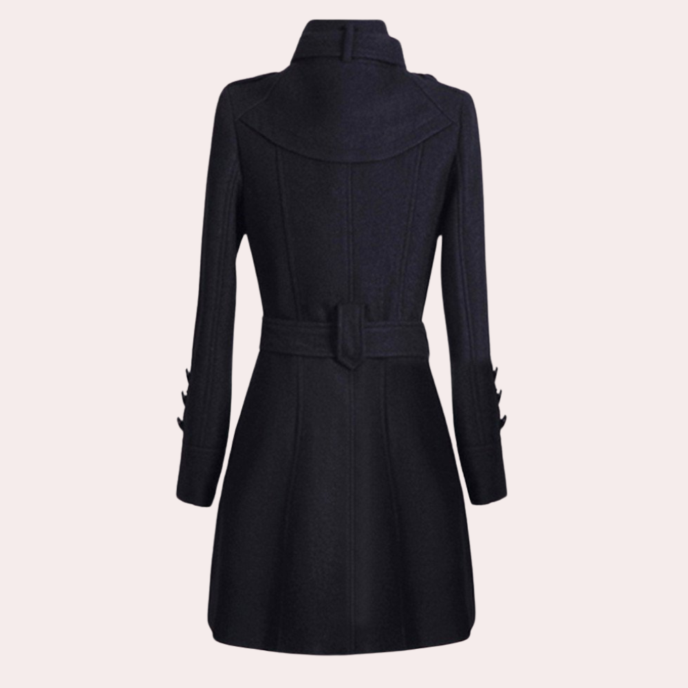 R&B | Eleganter Wintergürtel-Mantel für Damen
