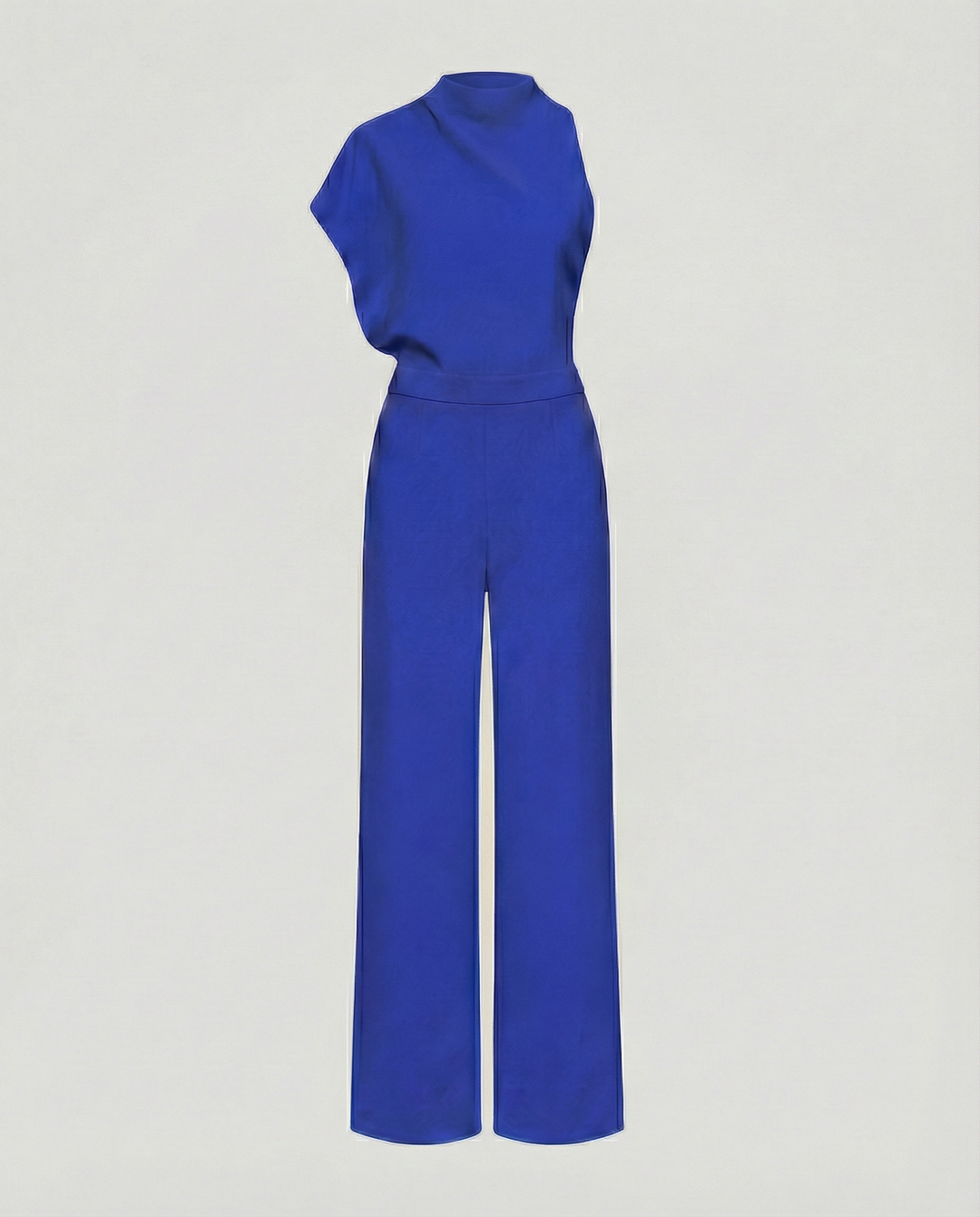 R&B | Damen Jumpsuit mit Rundhalsausschnitt, Armellos und Weitem Bein