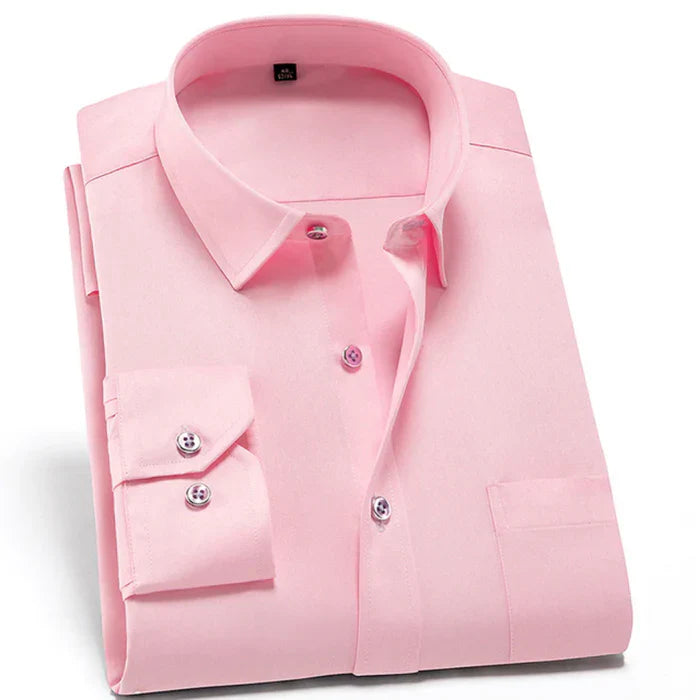 R&B - Anti Falten Herren Stretch Hemd