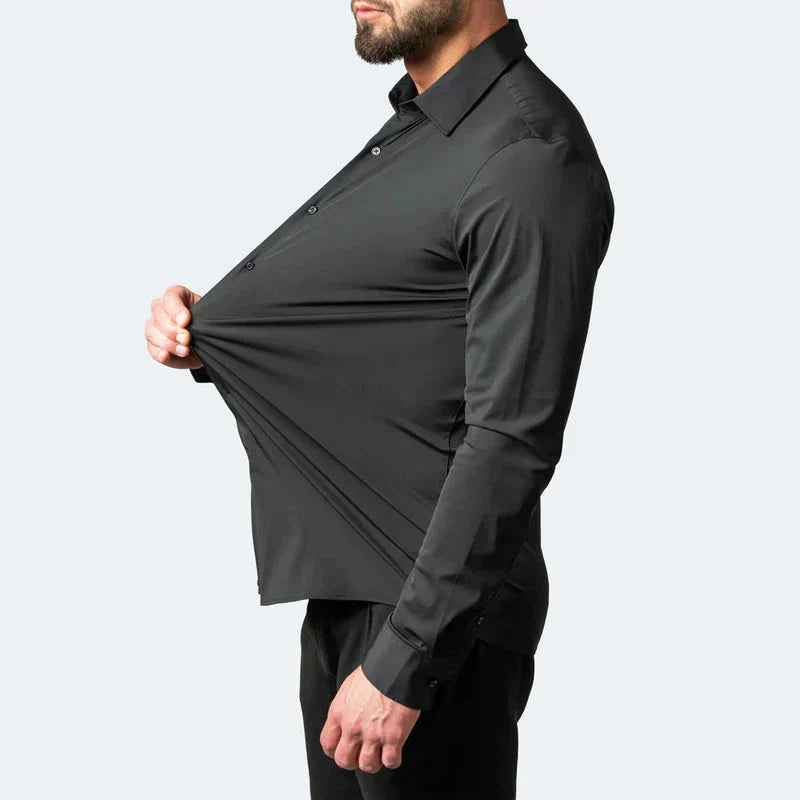 R&B | Anti Falten Herren Stretch Hemd