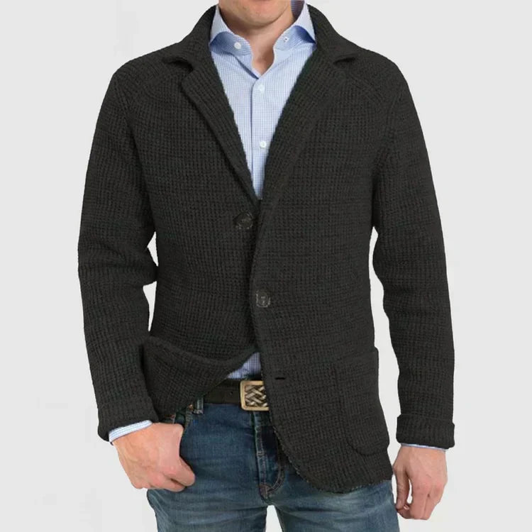 R&B | Herren Strickblazer mit zwei Knöpfen