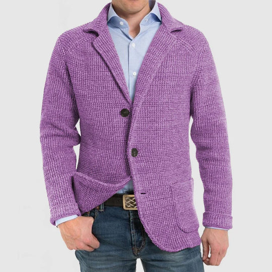 R&B | Herren Strickblazer mit zwei Knöpfen
