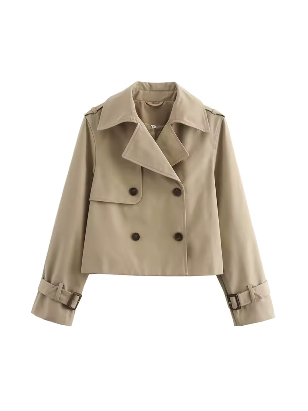 R&B | Damen Wasserdichter Trenchcoat Mit Gürtel Manschetten und Reverskragen