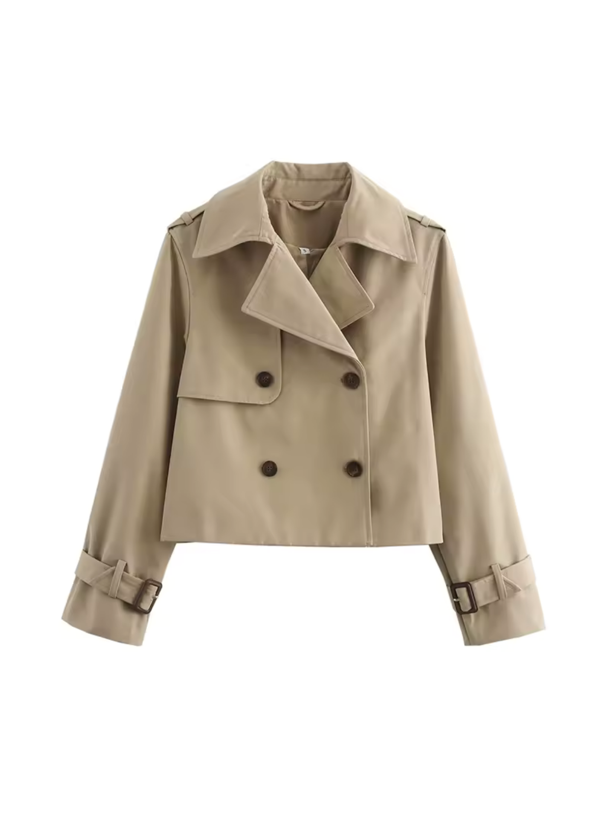 R&B | Damen Wasserdichter Trenchcoat Mit Gürtel Manschetten und Reverskragen