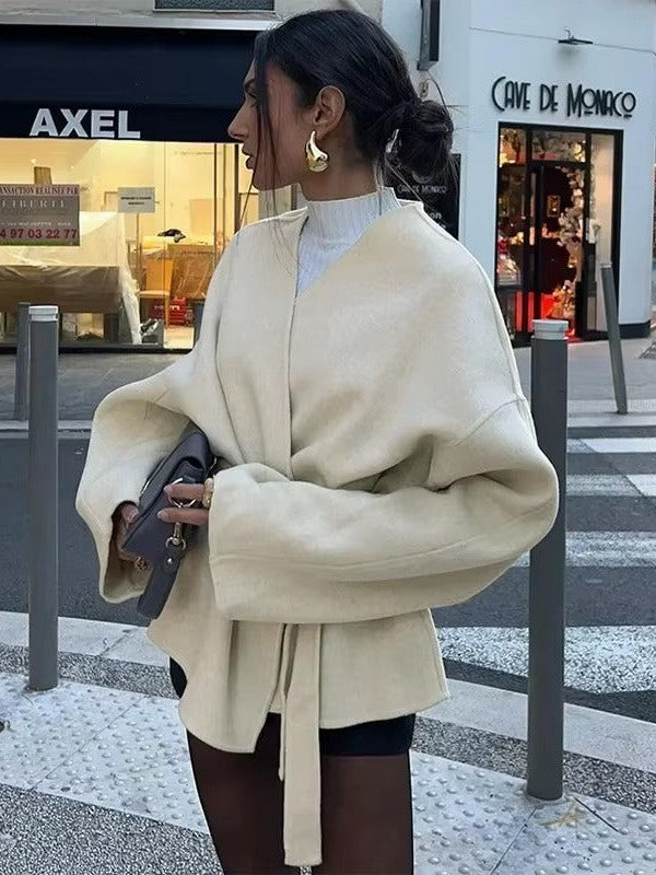 R&B | Schnürjacke mit Gürtel
