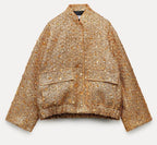 R&B | Paillettenjacke Glänzender Look Elegante Aussage