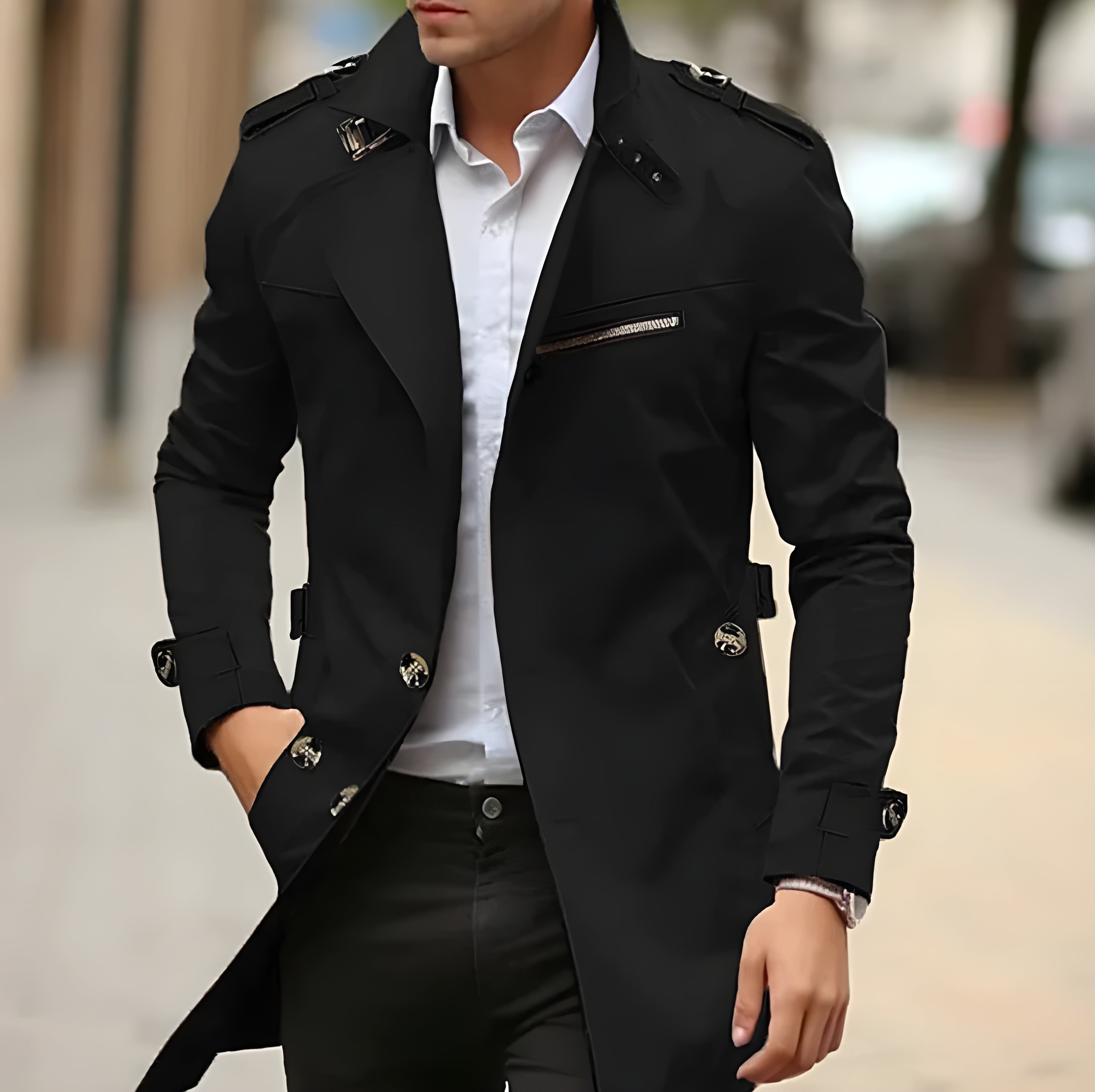 R&B | Stilvoll Trenchcoat für Männer