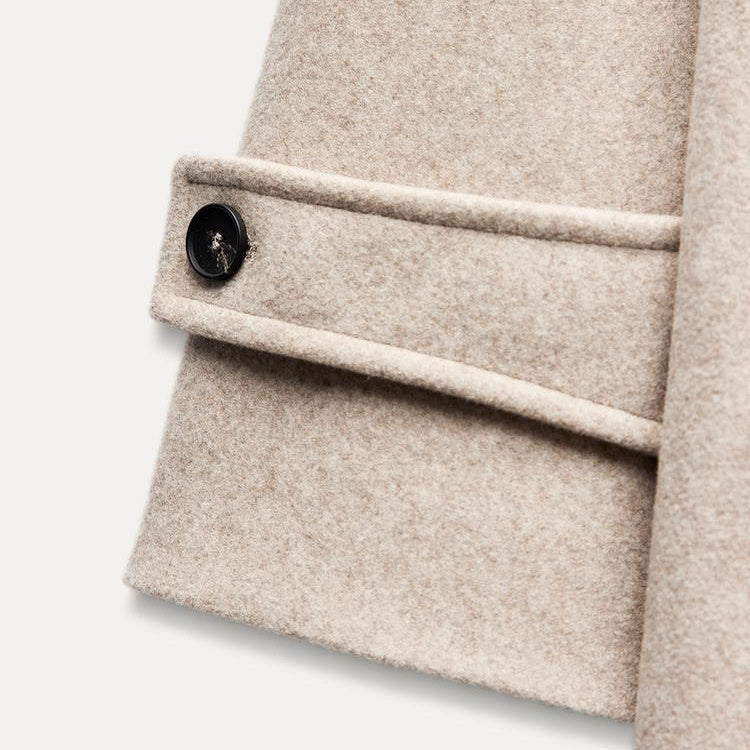 R&B | Trenchcoat - Wollmischung - Oversized Fit - Doppelt gefertigt - Klassisches Design