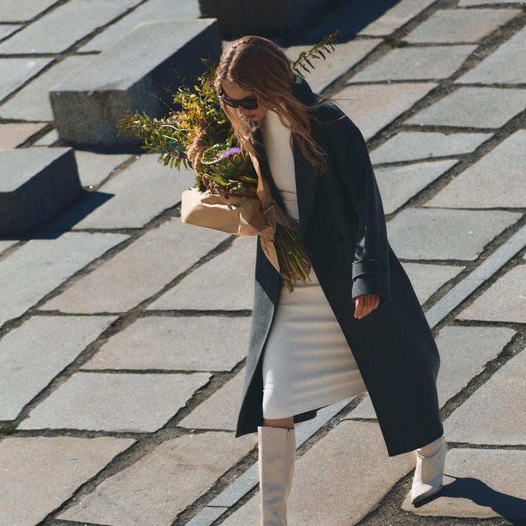 R&B | Trenchcoat - Wollmischung - Oversized Fit - Doppelt gefertigt - Klassisches Design
