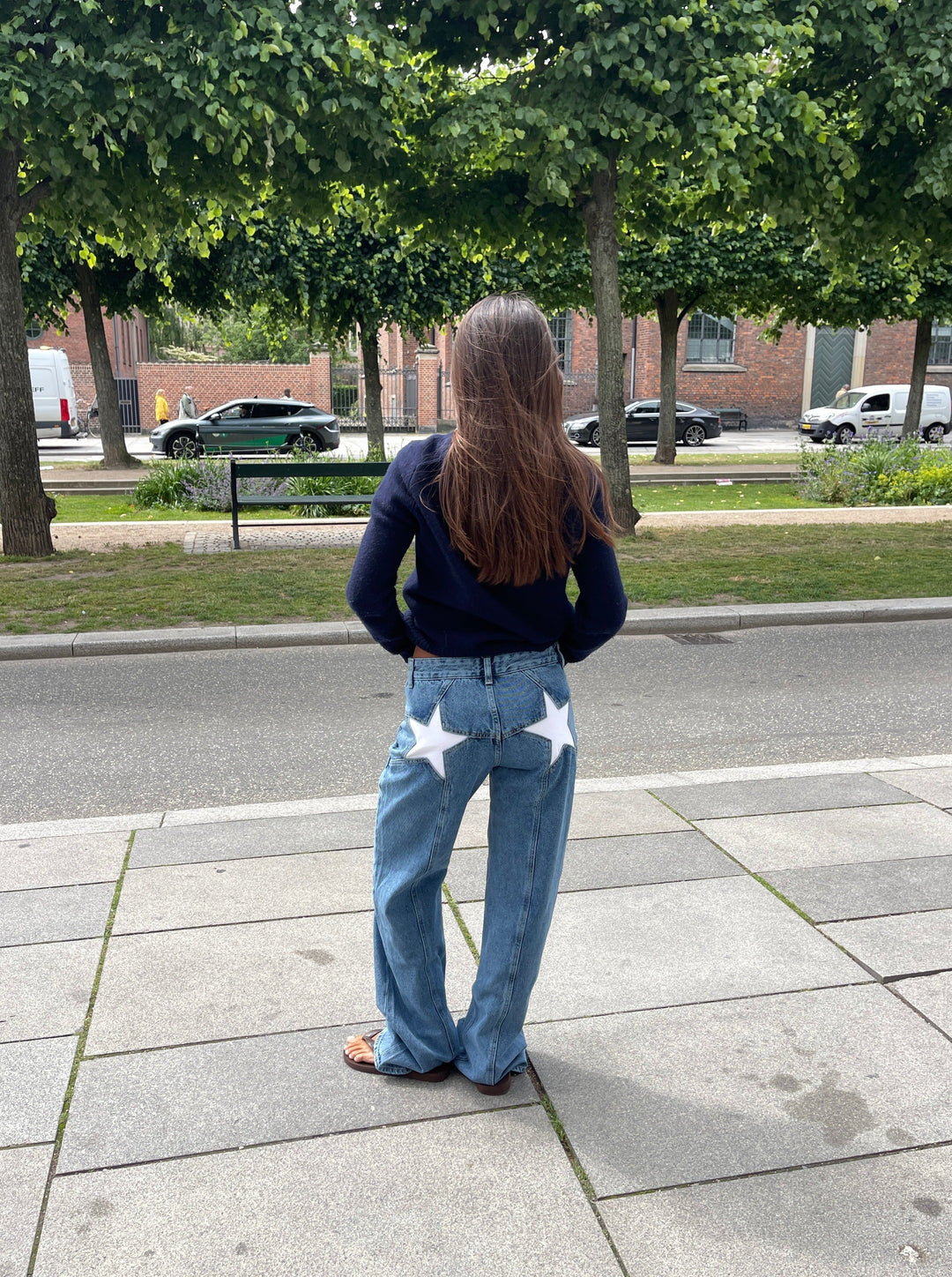 R&B | Loose Fit Jeans mit Sternen