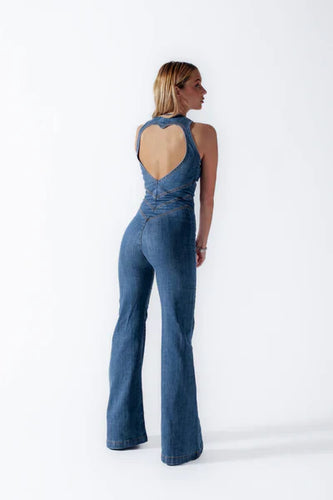 R&B | Hollywood Herz Ausschnitt Bodycon Jumpsuit – Stilvoll und Figurschmeichelnd