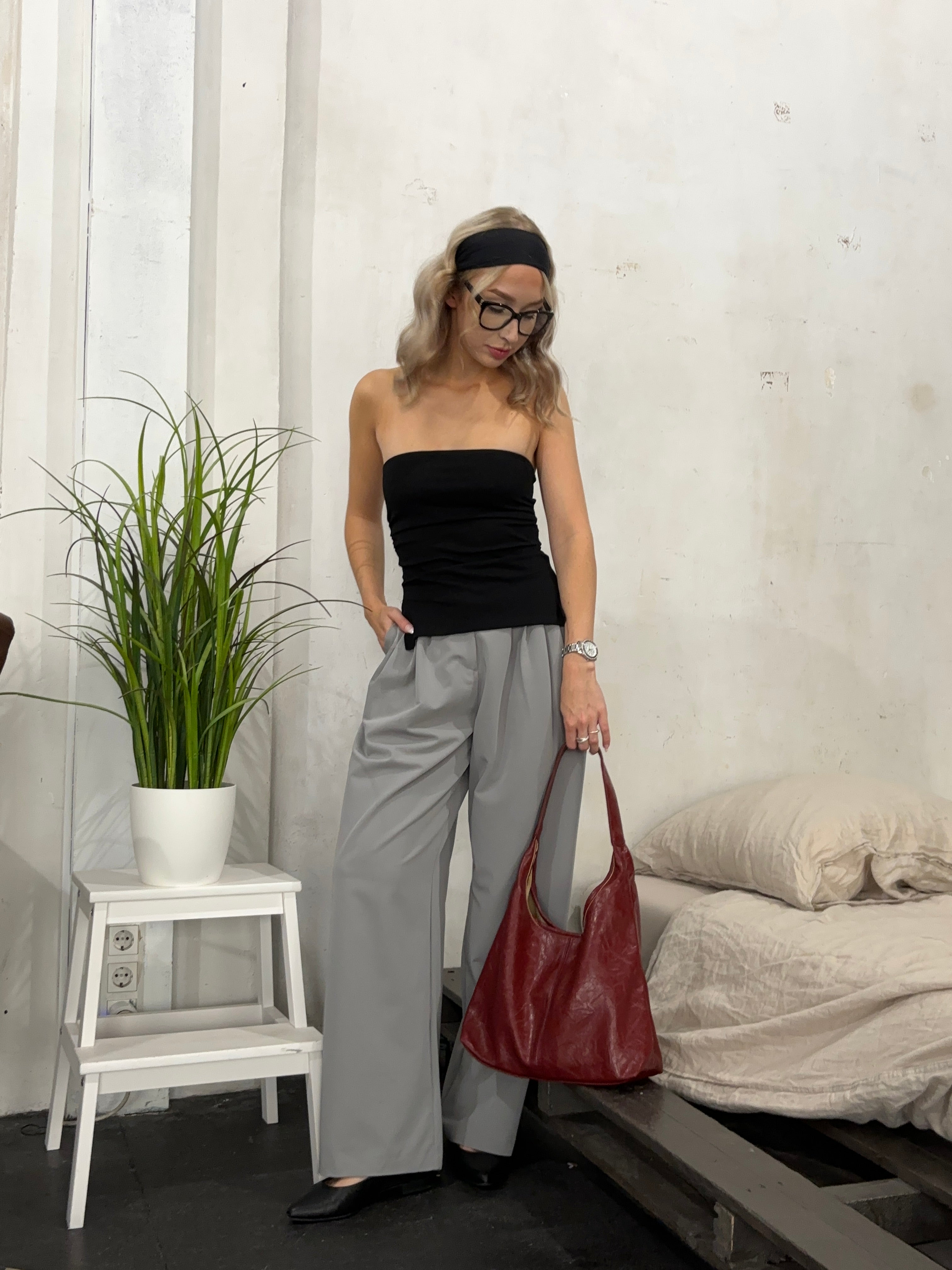 Distressed Vegan Leather Tote