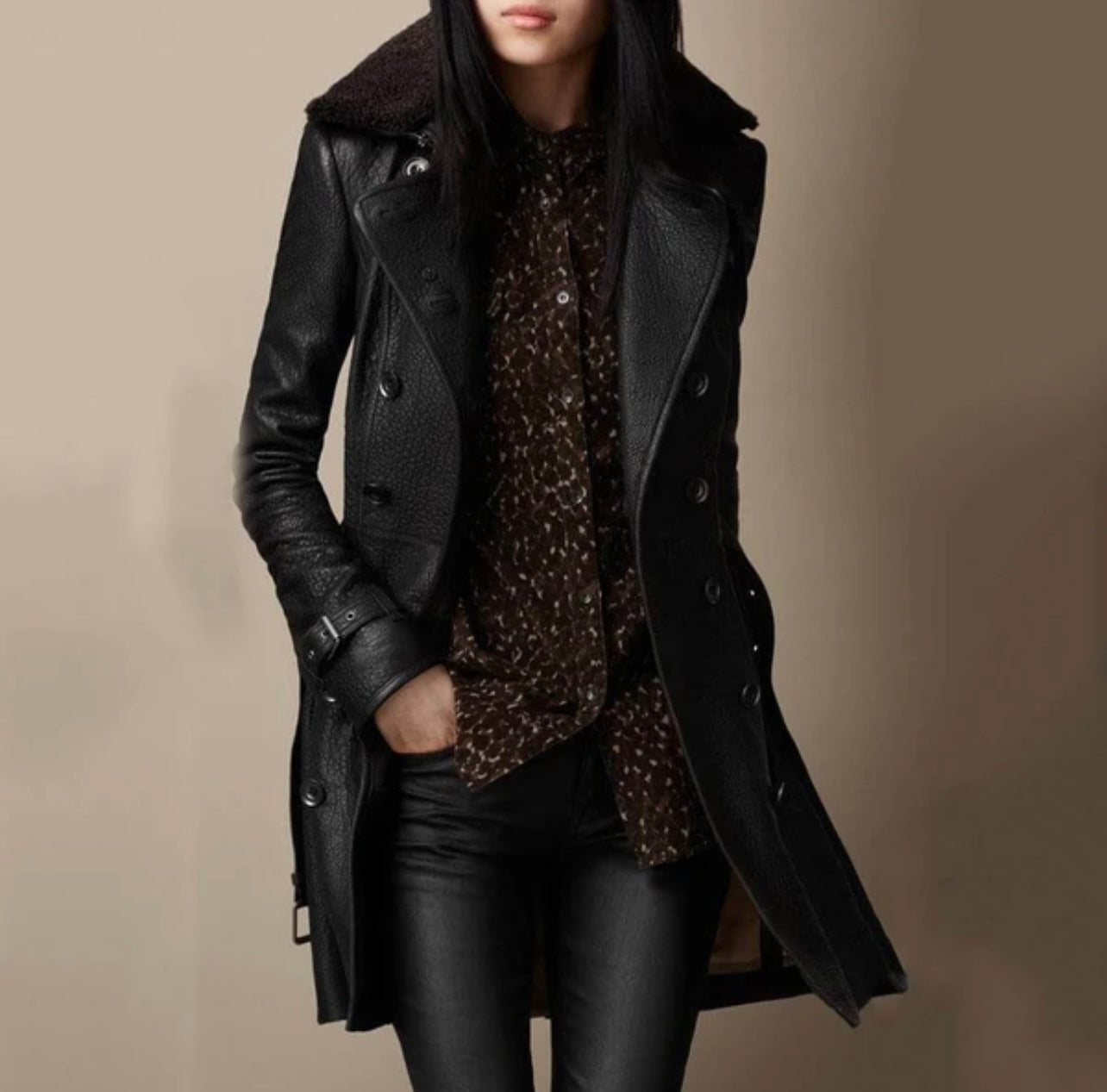 R&B | Warme Lerenjacke