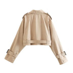 R&B | Schicke Cropped Trenchjacke