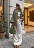 R&B | Stilvolle Oversized Wollcardigan für Damen