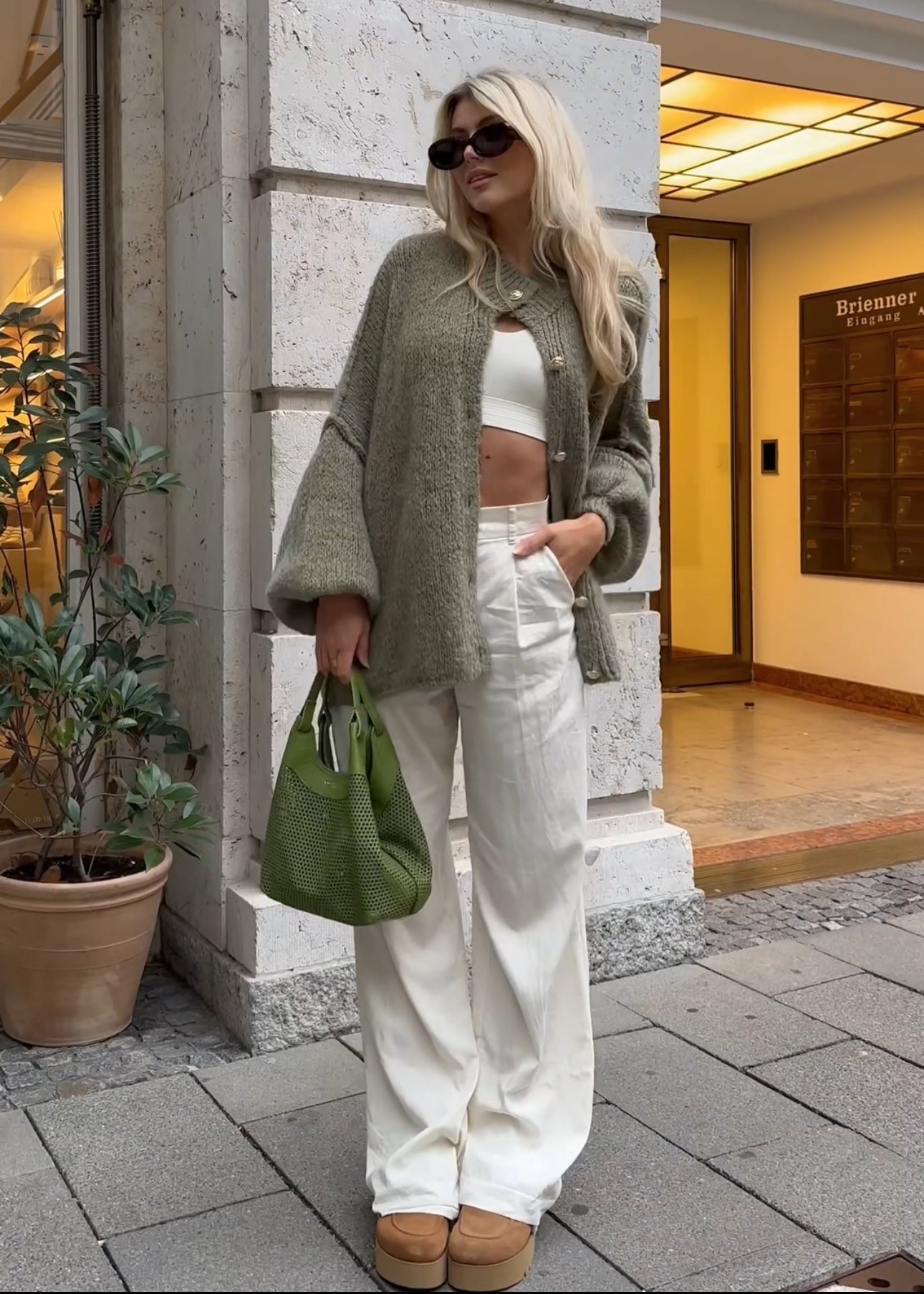 R&B | Stilvolle Oversized Wollcardigan für Damen