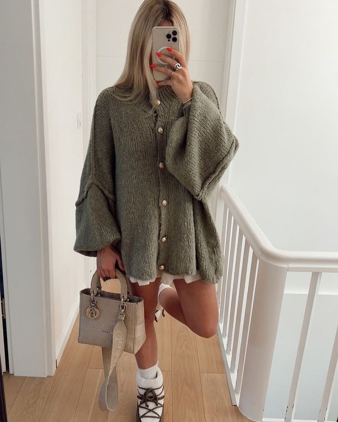 R&B | Stilvolle Oversized Wollcardigan für Damen