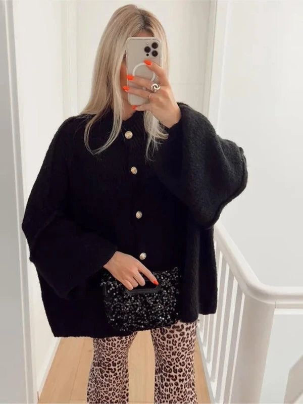 R&B | Stilvolle Oversized Wollcardigan für Damen