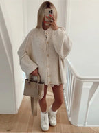 R&B | Stilvolle Oversized Wollcardigan für Damen