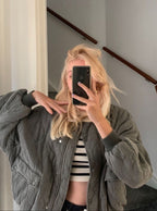 R&B | Gepolsterte Bomberjacke