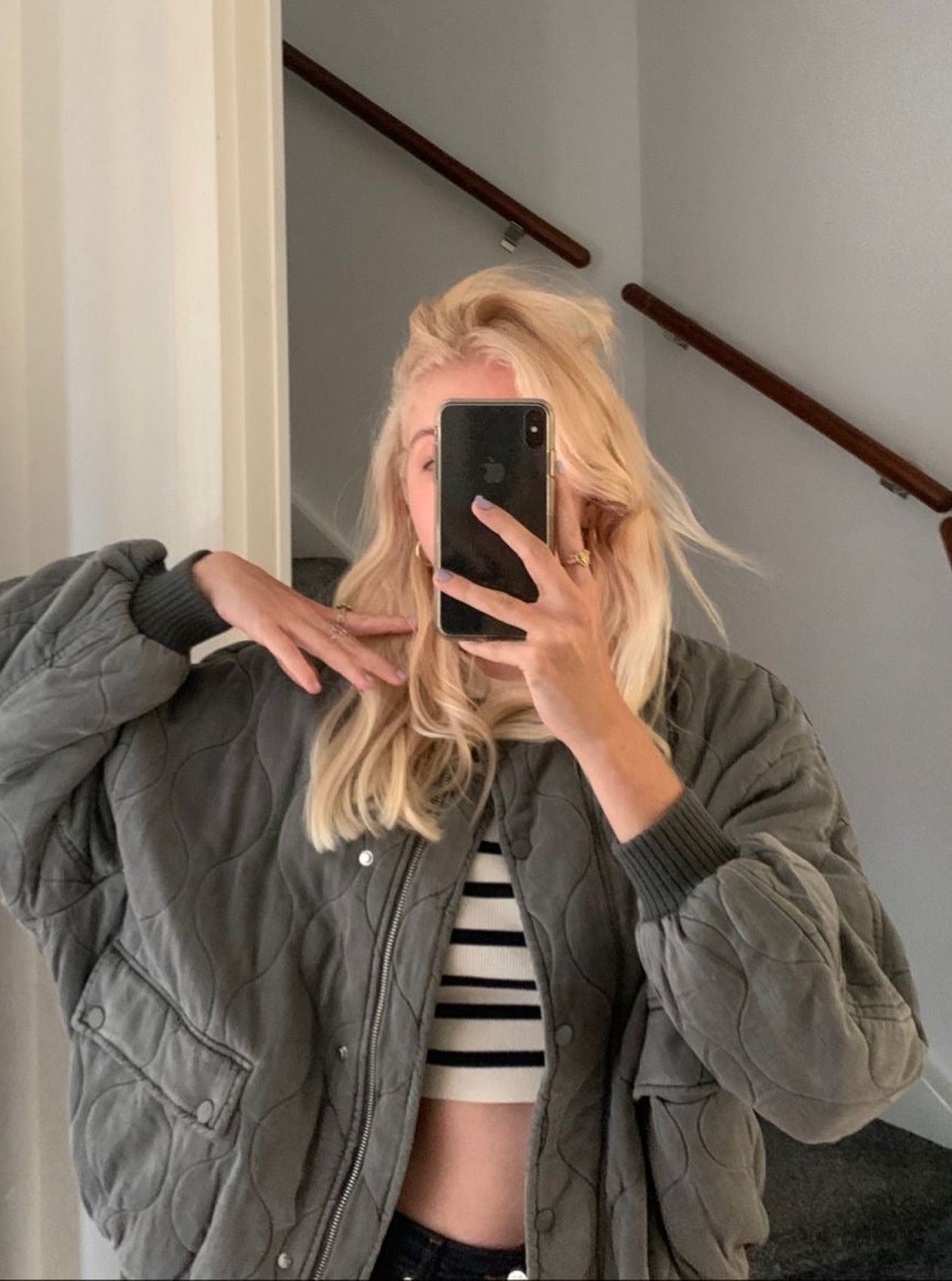 R&B | Gepolsterte Bomberjacke